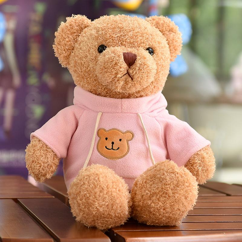 新品Cute bigh bear doll dressed teddy bear cuddly toy baby s