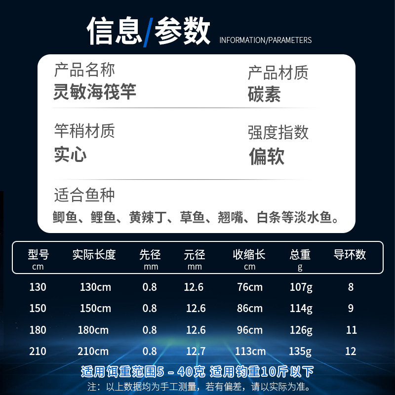 速发岸抛筏竿套装筏钓竿全套伐竿远投海杆抛竿软尾矶钓杆桥筏海钓