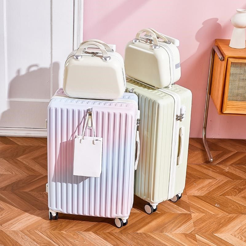 渐变色行李箱女高颜值网红拉杆箱28大容量学生密码旅行皮箱子26寸,箱包皮具/热销女包/男包,旅行箱,淘宝优惠券,粉丝福利购,淘宝优惠卷