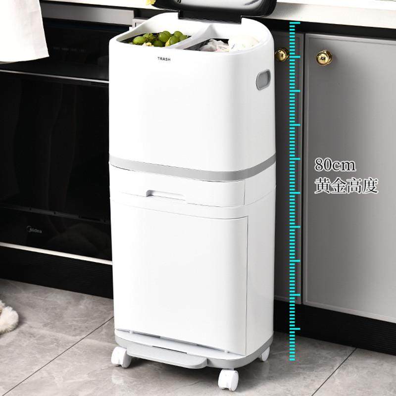 厨房分类垃圾桶家用带盖厨余干湿分离大容量高款双层脚踩大号日式,畜牧/养殖物资,特种养殖设备,淘宝优惠券,粉丝福利购,淘宝优惠卷