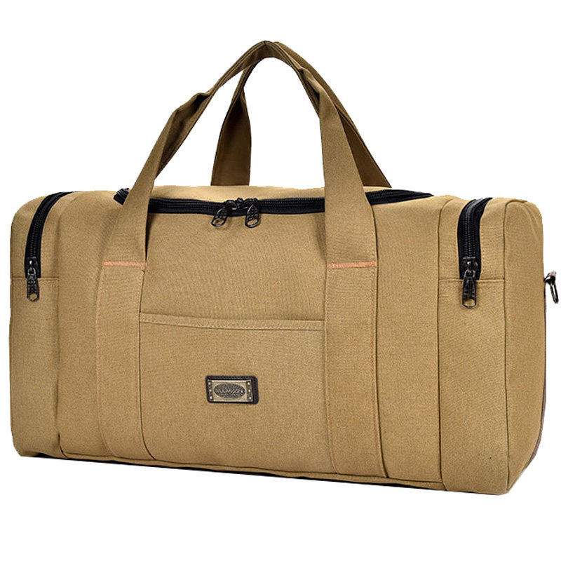 超大容量手提男女旅行包斜跨行李包旅行袋出差旅游收纳行李袋帆布