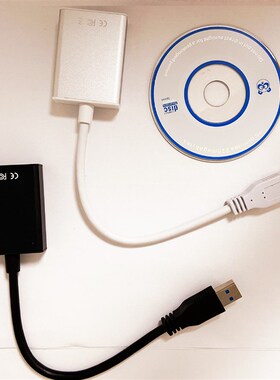 跨境usb转hhdmi转接线铝壳转接卡  USB to HDMI高清转接线
