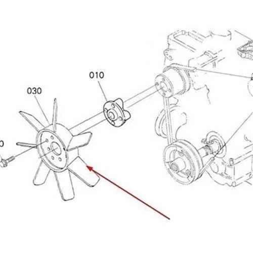 现货速发收割机15461-74110发动机水箱风扇(8片10片)488