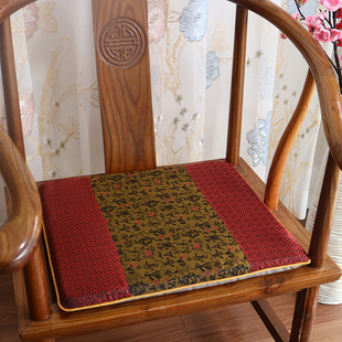 红木沙发垫古典中式圈椅坐垫太师椅垫茶椅垫定制防滑海绵垫可拆洗