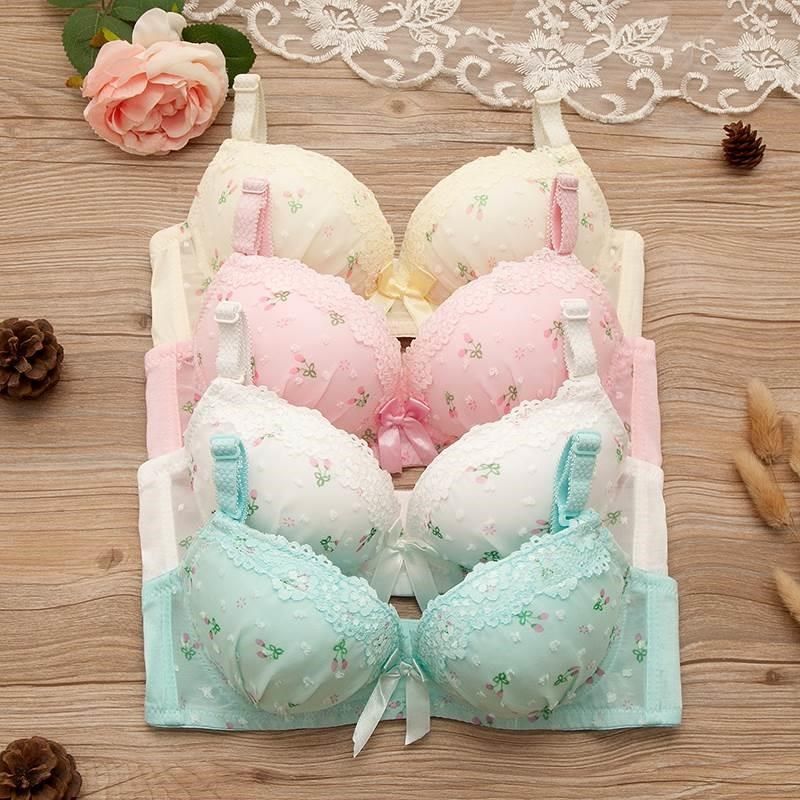 无钢圈文胸薄款夏季聚拢少女小胸日系胸罩蕾丝可爱中学生内衣新款,女士内衣/男士内衣/家居服,文胸,淘宝优惠券,粉丝福利购,淘宝优惠卷