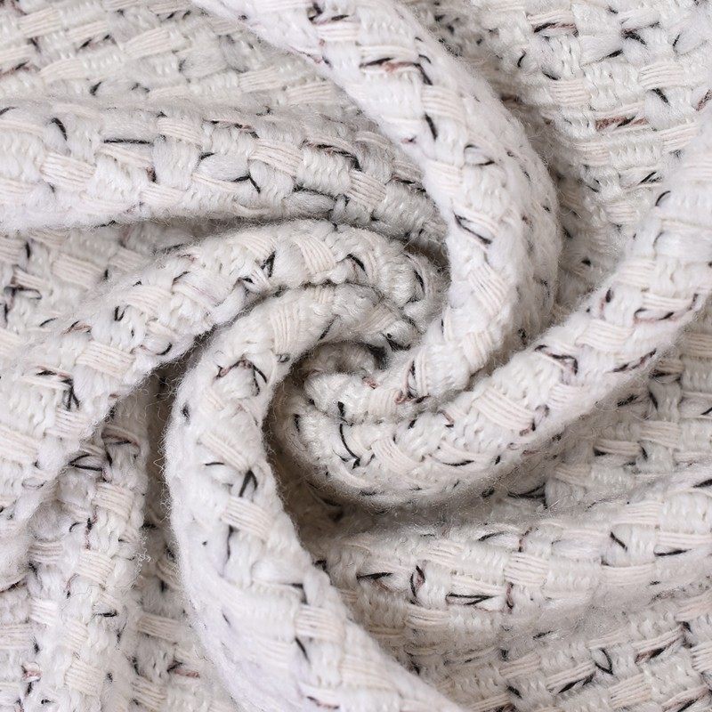 样板房搭毯床尾巾毯现代简约白色条纹酒店民宿沙发卧室软装装饰毯,床上用品,休闲毯/毛毯/绒毯,淘宝优惠券,粉丝福利购,淘宝优惠卷