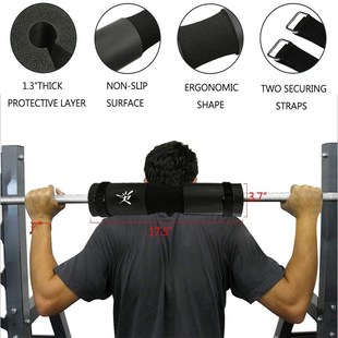 Barbell Squat Pad Set with Ankle Strap and Hip Band for Hip
