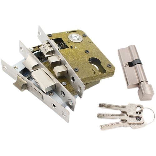 锁体家用室内卧室锁舌门锁配件老款通用型静音木门锁房门锁芯钥匙