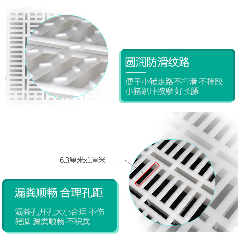 速发塑料漏粪板猪鸡鸭羊用漏粪板养殖场设备实心加厚兽用保育床漏