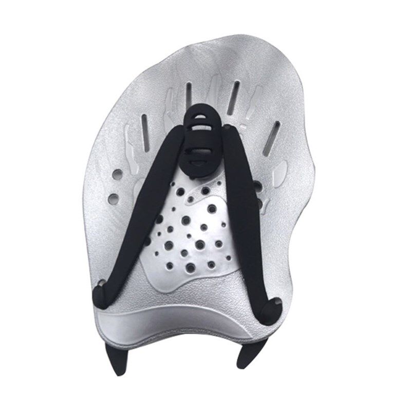 Swimming Paddles Training Adjustable Hand Webbed Gloves Pad