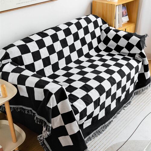 小众高货2024 Camping blanket Picnic mat Sofa thread blanket