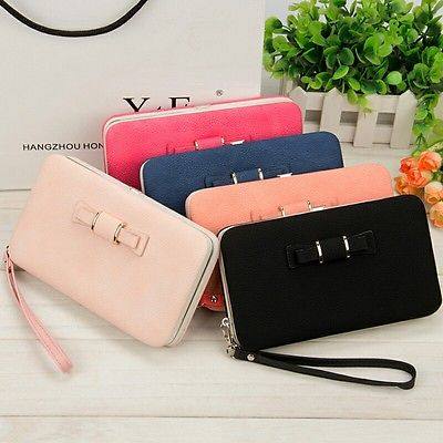 速发New Fashion Large Capacity Wallets Women Holde Wallet Bo