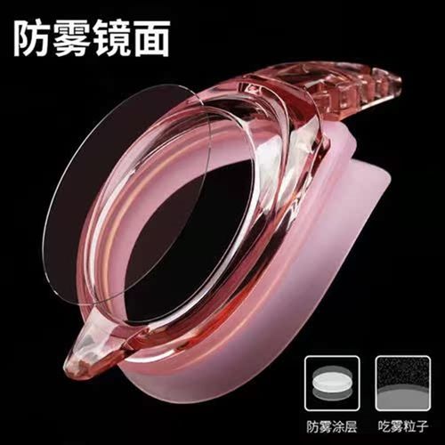 泳镜高清防雾防水男女款近视游泳镜专用装备泳帽套装专业游泳眼镜