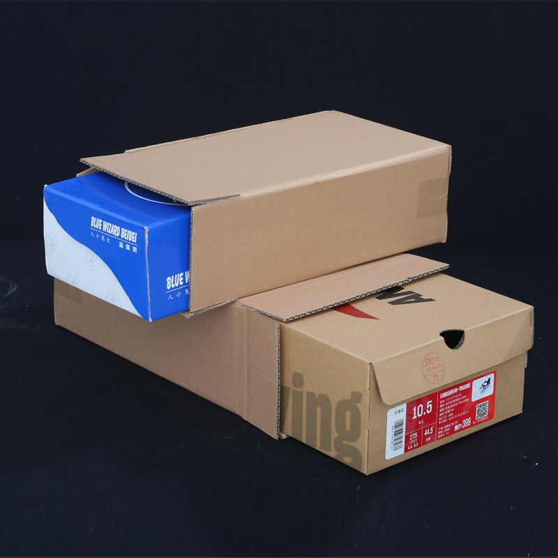 大包鞋盒加固纸箱快递打包发货纸b盒运动鞋电商物流外包装箱子