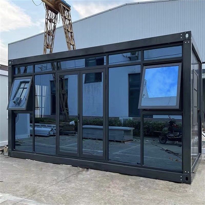 住人集装箱移动房屋快拼箱简易阳光玻璃房可拆卸彩钢板活动房别墅,基础建材,钢结构活动板房,淘宝优惠券,粉丝福利购,淘宝优惠卷
