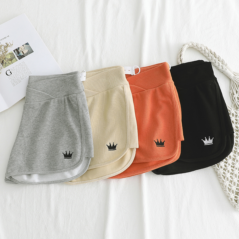 孕妇裤子夏季外穿低腰短裤2023新款孕妇打底裤夏装怀孕热裤三分裤