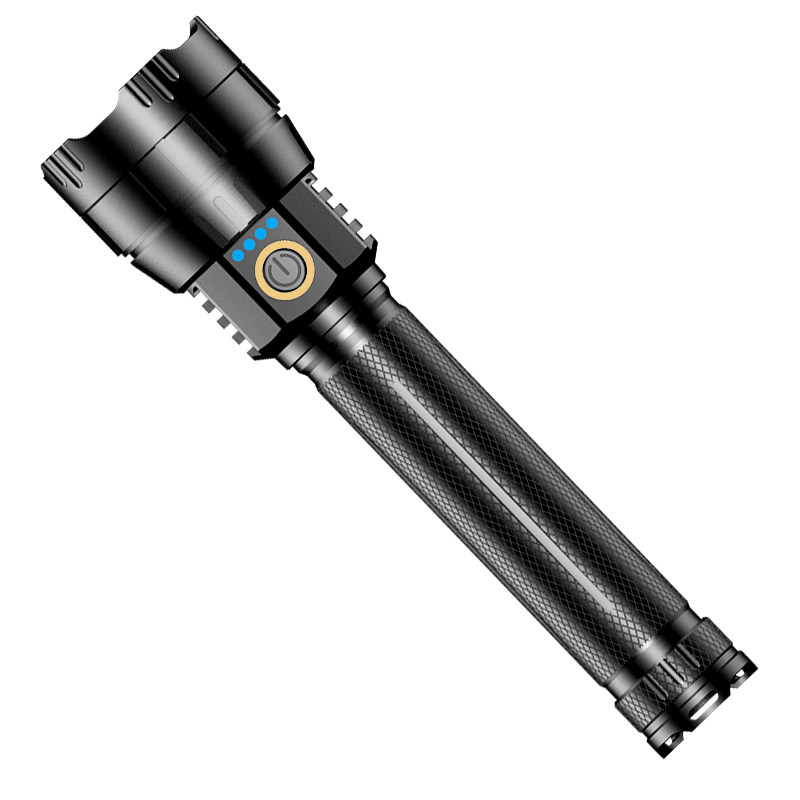 p120强光手电筒可充电超亮5000米户外家用远射氙气灯锂电光明大将