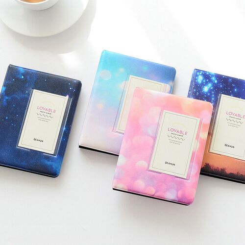 1 Pcs Photo Book Album 64 Pockets 3 Inch Storage Name Card H