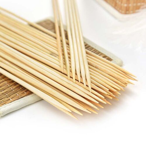 Skewers-Sticks Grilled-Sign Barbeque-Tools Bamboo Wooden Out