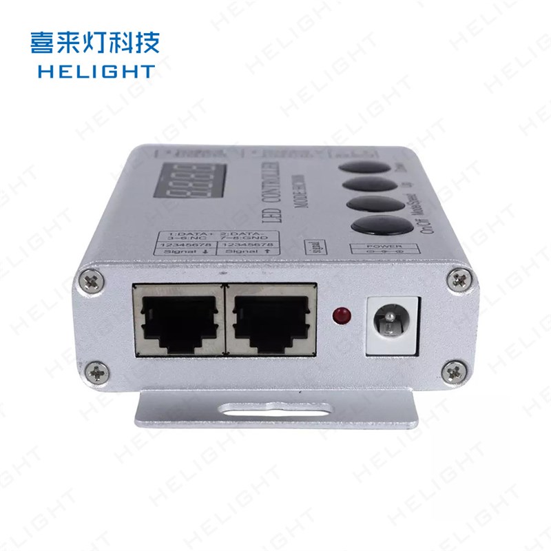 喜来灯HC008幻彩灯带led控制器RF遥控WS2811/1903幻彩灯条控制器