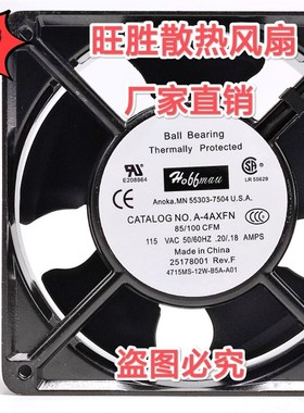 55303-7504 U.S.A A-4AXFN 25177001 4715MS-12W-B5A-A01 AC115V