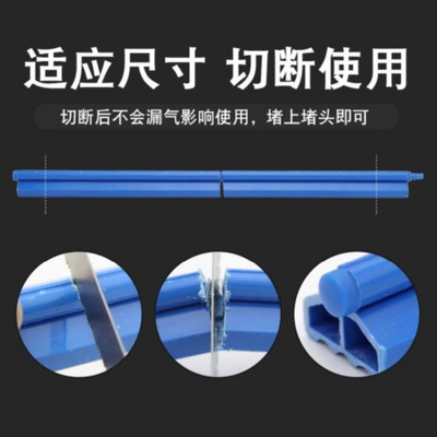 双孔气泡管鱼缸气泡条气帘带灯充氧机充氧泵增氧撒气沙条出气气幕