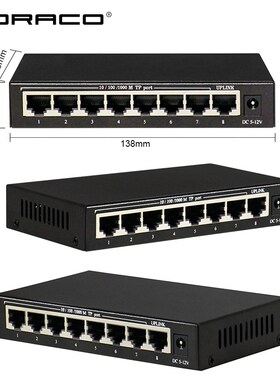 5/8/16/24 Gigabit Ethernet Switch 10/100/1000Mbps RJ45 LAN F