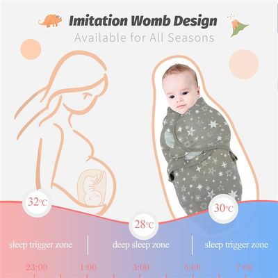 推荐Cotton Baby Swaddle Infant Sleepsacks Newborn Wrap Recei