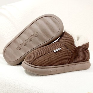新款超高包跟棉拖鞋月子鞋女冬季加厚保暖妈妈鞋厚底轻便外穿居家