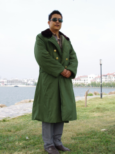 老款军绿大衣87涤卡棉大衣保安冷库男劳保防寒保暖服防寒服棉袄