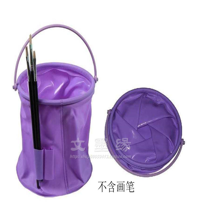 推荐宁波阳光画材PVC大号折叠式洗笔桶书法绘画水桶美术用品
