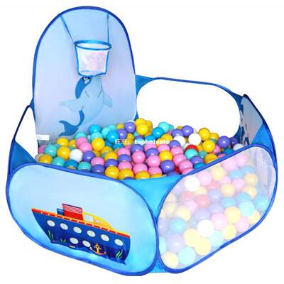 推荐Cartoon Dolphin Pattern OUTAD Baby Ball Pit Foldable Was