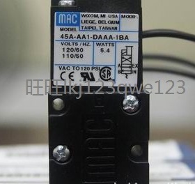 MAC美国 45A-AA1-DAAA-1BA高频电磁阀120V/60 110/5035A-ACA 5.4W