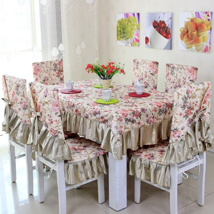 新款椅子套餐椅垫欧式茶几布桌布布艺田园餐桌布套装椅垫椅套,居家布艺,桌布,淘宝优惠券,粉丝福利购,淘宝优惠卷