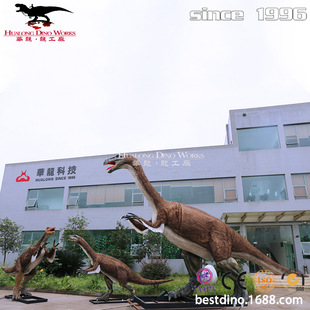 恐龙乐园国内外博物馆展览游乐园景区参观机械仿真恐龙可动可叫