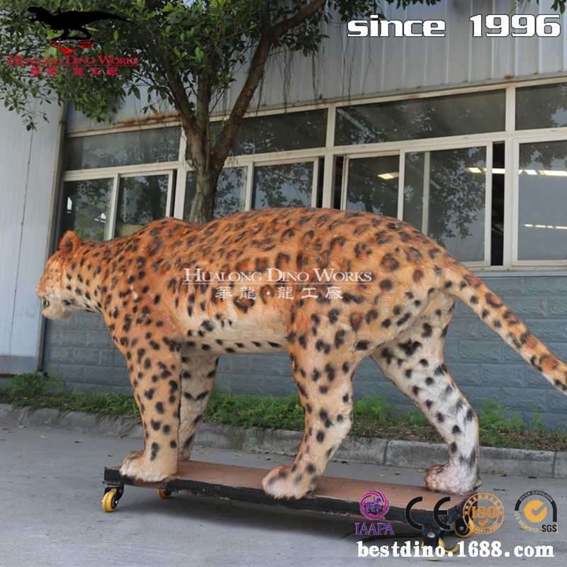 仿真猎豹豹子形态造型逼真动物机械模型自贡大型动物生产