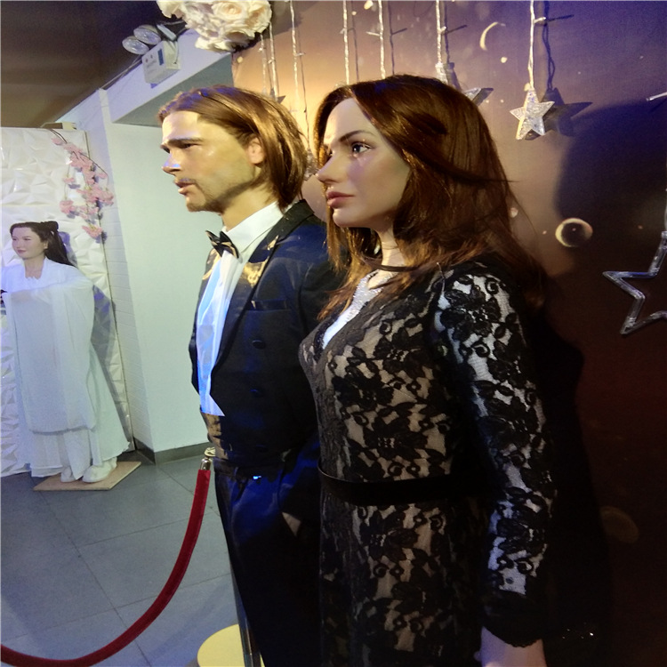 史密斯夫妇明星名人仿真蜡像博物馆蜡像馆硅胶像高分子像