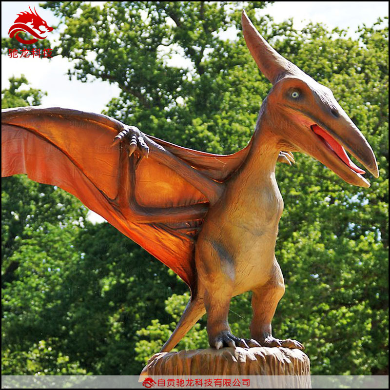 仿真三角龙模型大型机械电动动态恐龙模型定制机械雕塑公司