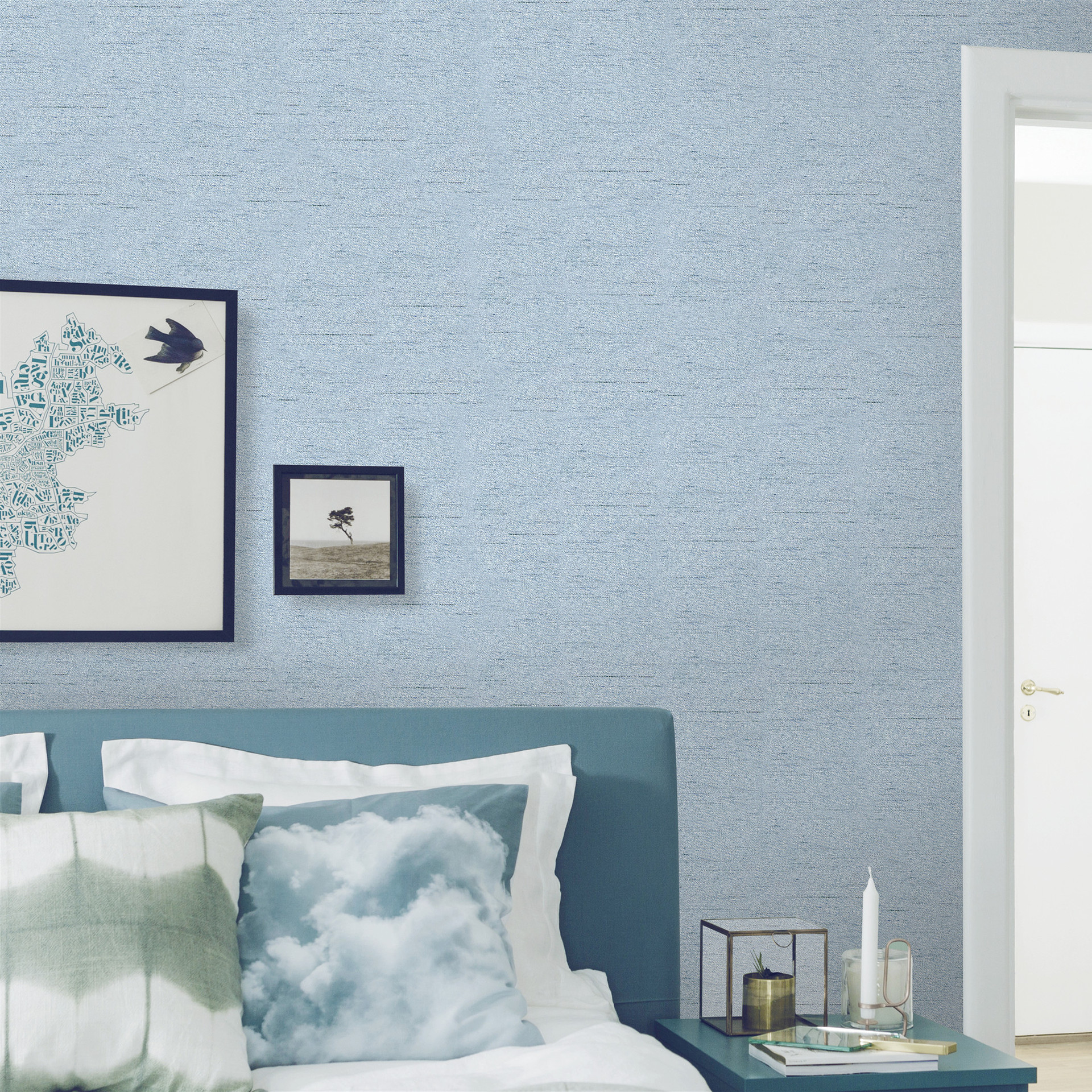 新款直销墙布厂家无缝全屋流星麻壁布轻奢风高端家用卧室工程亚麻