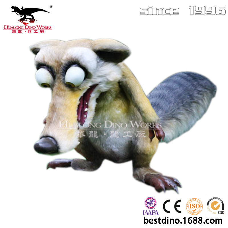 仿真冰河时代模型松鼠(Scrat)仿真:模型卡通动物模型制作