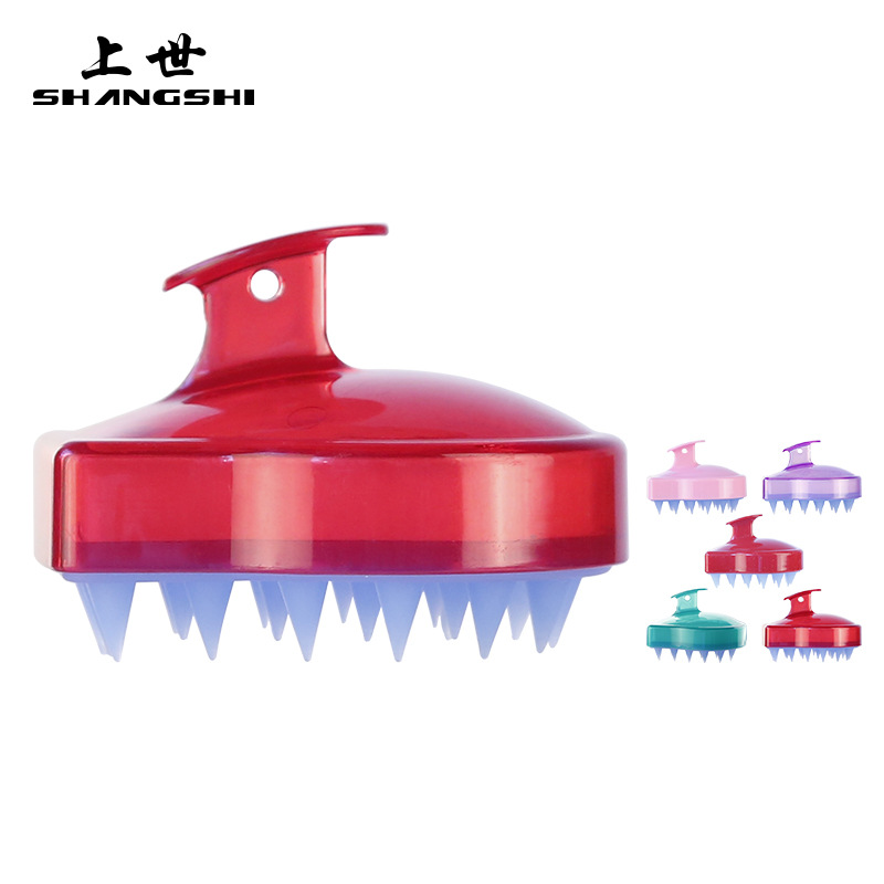 洗头发神器洗头刷头皮按摩刷抓头刷硅胶齿头部经络刷洗头工具