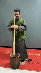 蜡像蜡像场景复原 捣糍粑蜡像电动蜡像蜡像会动