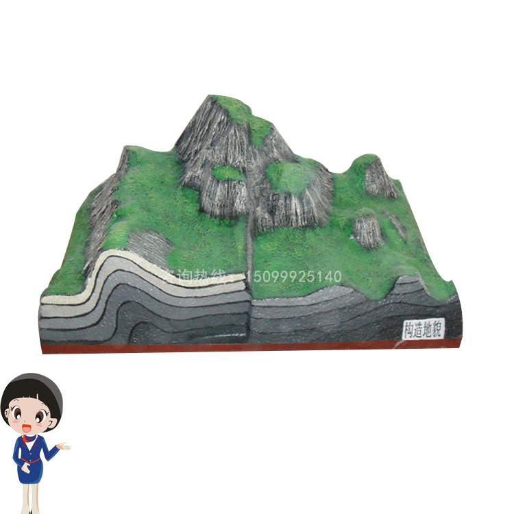 玻璃钢中国地形图地理园立体地形图模型地形地貌教学用品工厂