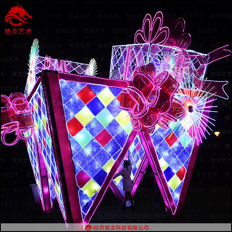 异形软膜灯箱定制大型发光门头室外防水灯箱造型立体灯装置