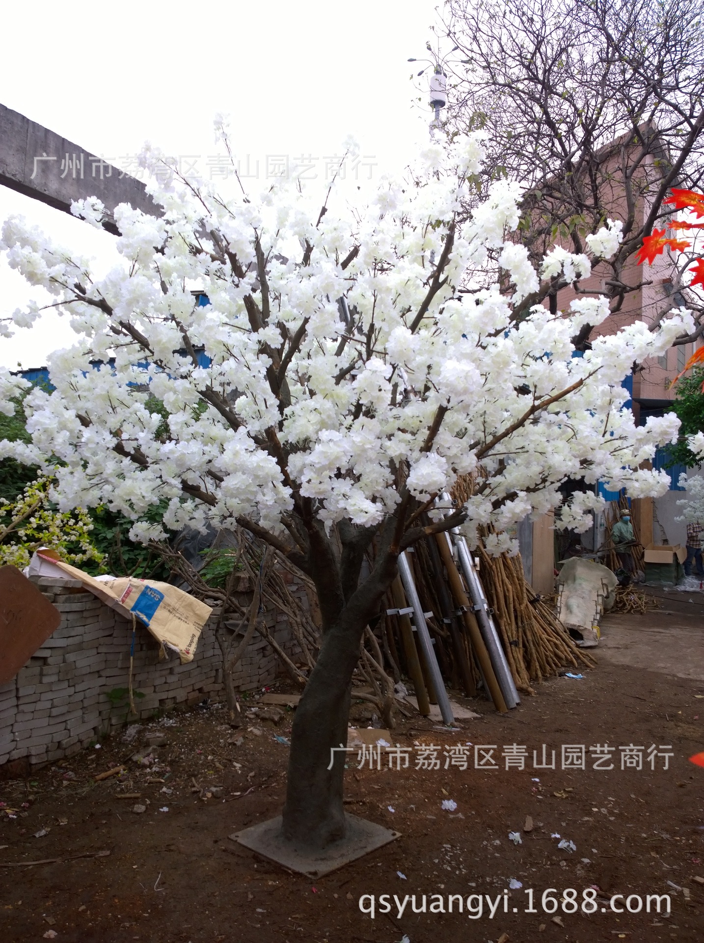 仿真樱花树造型植物商场广场节日室内外绿化树木家居装饰 鲜花速递/花卉仿真/绿植园艺 仿真绿植 原图主图