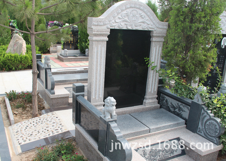 造型农村墓碑大理石宠物墓碑加工狗石碑制作