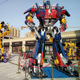 大型变型金刚擎天柱米机器人雕塑公园游乐场招揽人气模型
