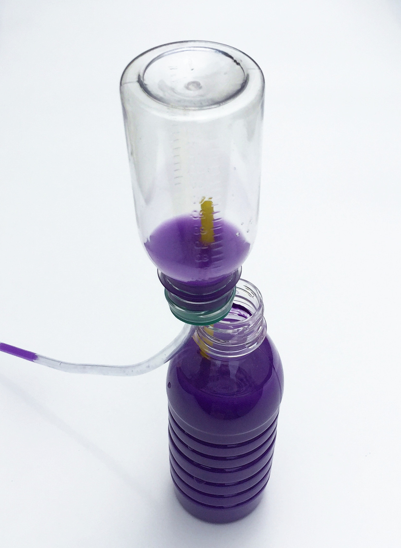 自diy模拟虹吸现象喷泉幼儿园儿童diy益智科学探索小实验科教具