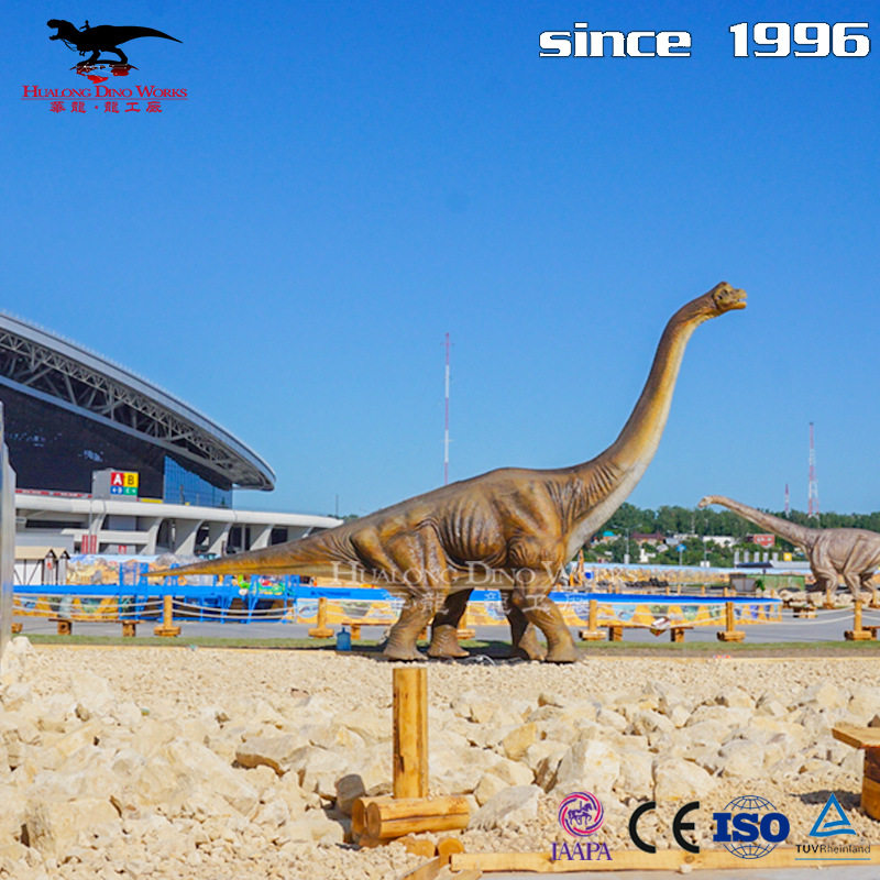 仿真恐龙站立梁龙腕龙亲子游玩互动体验机械模型恐龙制作