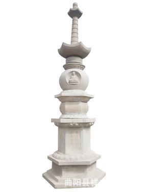 大型石雕佛塔舍利塔寺庙佛院园林景观摆件花岗岩石塔青石仿古佛塔